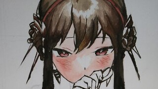 past sketch for Yor forger🖌️🎨