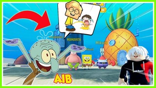 PARAH!!INI RAHASIA BANG CUPU SQUIDWARD SPONGEBOB BIKIN AIB TEMEN DI DUNIA NYATA!!! ROBLOX MIKOCIL