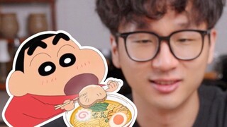 Hãy thử món mì ramen nước tương kiểu cũ giống như Shin-chan