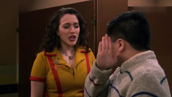 [TV Series]Han raised the tampons' price. Max got mad|<2 Broke Girls>