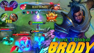 Brody Best Build 2022 Top Global Brody - MLBB