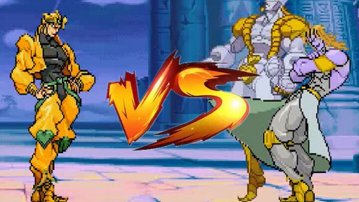 【MUGEN】Destiny DIO (7P) VS Beyond Paradise DIO (11P)