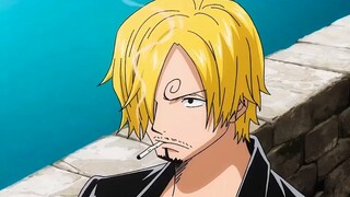 Luffy and Aokiji meet in the hot spring