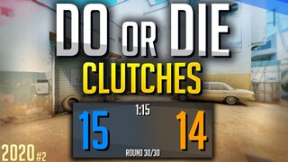 BEST PRO "DO OR DIE" CLUTCHES OF 2020 #2! (CLUTCH OR LOSE) - CS:GO