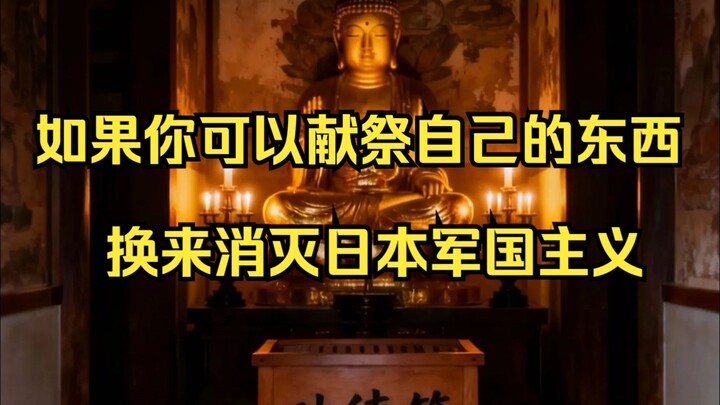 If you could sacrifice your own things in exchange for the destruction of Japanese militarism.