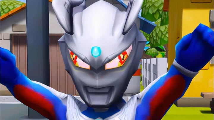 Mata Ultraman terinfeksi virus#Ultraman#Ultraman Zero#Kartun anak-anak Ultraman#Pesta Pelajar