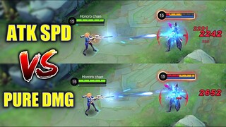 BEATRIX ATTACK SPEED VS PURE DAMAGE BEATRIX