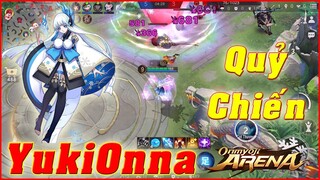 🌸Onmyoji Arena: Quỷ Chiến YukiOnna (Tuyết Nữ) - Ném 1 Cục Tuyết To Địch Chạy Mất Dép