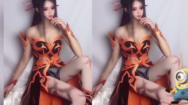 8 Yanling Ji Guoman goddess real cos, who is Kangkang good-looking, you want to marry home