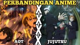 Perbandingan Anime Attack On Titan dan JUJUTSU KAISEN