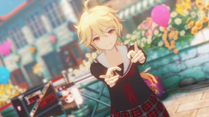 [Genshin Impact MMD] I still want to be cute [Attention, Sora/Female Costume]