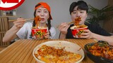 Mukbang với youtuber khác #mukbang #mukbangASMR