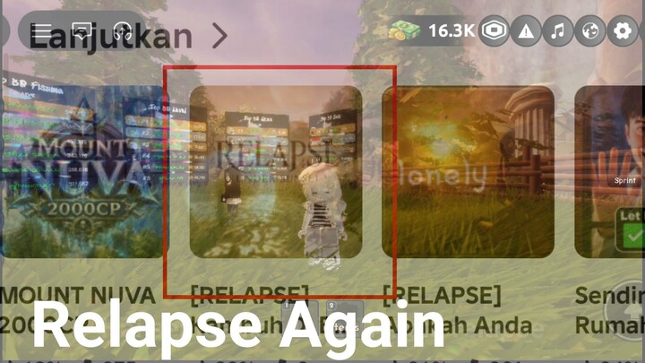 Relapse lagi nih cobain deh