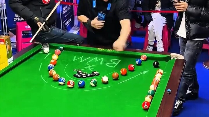 At the Immortal Billiards BMW Challenge, the first man to come closest to the grand prize in the bra