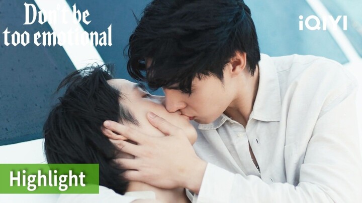 He pins him down on the deck and kisses him | Don't Be Too Emotional