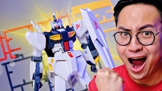 ASMR + UNBOXING + REVIEW NU GUNDAM! | GUNPLA ENTRY GRADE RX-93 NU GUNDAM UNBOXING & REVIEW