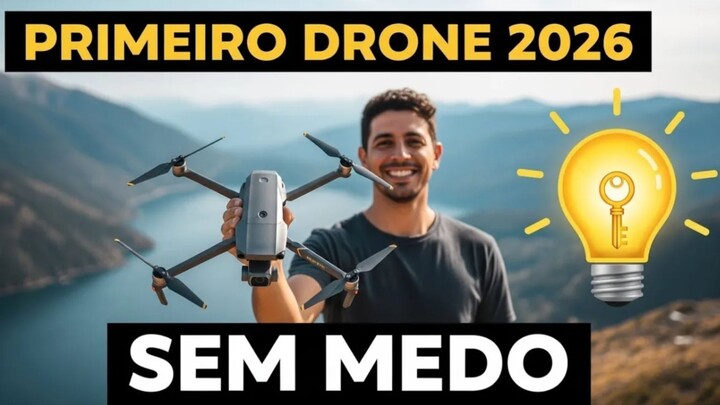 Como ESCOLHER Seu Primeiro DRONE para 2026 Sem Medo: O Segredo Que 95% Não Conhecem