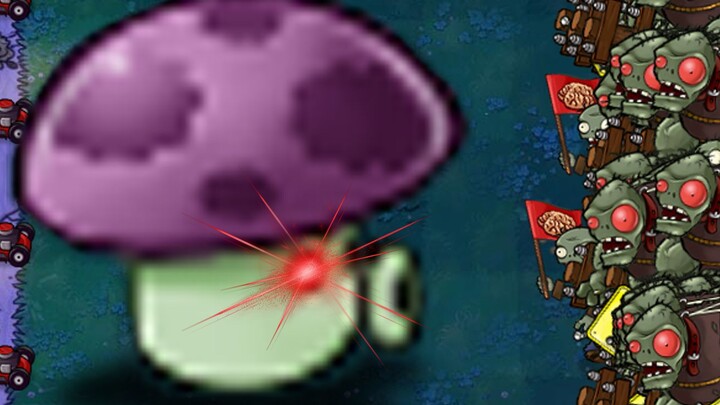[These plants are a bit silly] Zombie: I turn around and run away when I see this mushroom