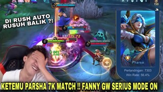 KETEMU PARSHA 7000 MATCH, BAN BALMOND GW DI BILANG BODOH AUTO MENGAMUK PAKE FANNY !!