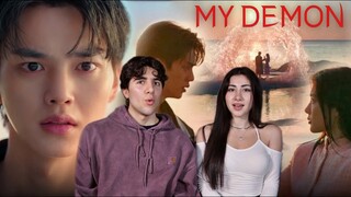 WE PREDICTED IT!! 😳 MY DEMON K-Drama Ep.1 REACTION!!