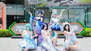 【Tsuki晖月少女】王者荣耀K甲赛官方舞团表演x风华叶舞