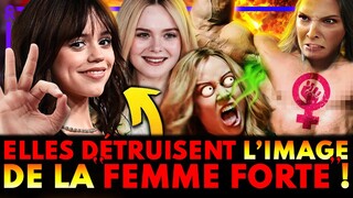 ELLE FANNING et JENNA ORTEGA rejettent le STÉRÉOTYPE féministe du PERSONNAGE de "FEMMES FORTES" !