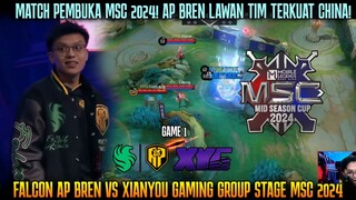 MATCH PEMBUKA MSC! AP BREN VS TIM TERKUAT CHINA! GAME 1 FALCON AP BREN VS XIANYOU GAMING