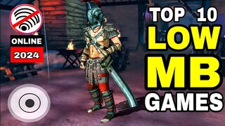 TOP 10 LOW MB GAMES for Android iOS to play in 2024 | Still worth to play game Mobile 2024