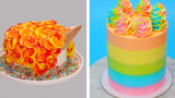 Fun & Cute Birthday Cake Decorating Tutorial | Easy Baking Recipes