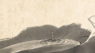画了一段水墨动画，但是一半PPT