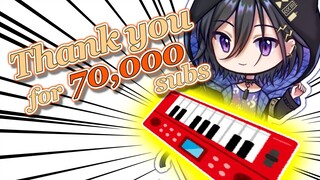 【記念枠】70,000人 ピアノ買ったぞ！【奏手イヅル】