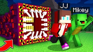 JJ and Mikey Escapes from SCARY SAND WORM in Minecraft Challenge - Maizen