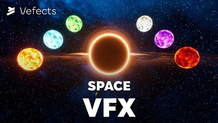 Vefects - Space VFX - Unreal Engine Niagara Pack Overview