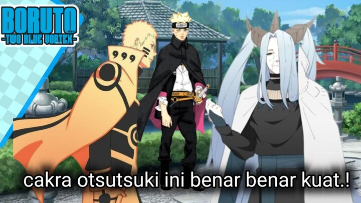 Boruto Bertemu Otsutsuki Baru-BORUTO TWO BLUE VORTEX-Fanfic