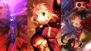 【Fate/高燃】苦肝三年，一朝弑神！FGO五周年纪念，哔哩哔哩干杯（ ゜- ゜）つロ！！！