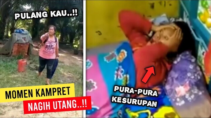 Ada Yang Pura-Pura Kesurupan..!! Deretan Momen Kampret Saat Nagih Utang Ke Emak-Emak - Part2