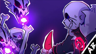 Killer Sans vs Dust Sans ||Chiến trường thay thế