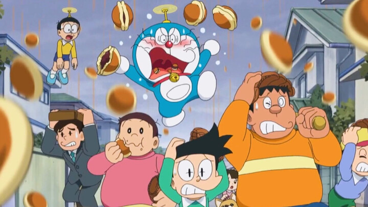 Doraemon: Little Doraemon planted Dorayaki, and Dorayaki rained down from the sky