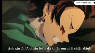 Xin lỗi vì để em phải chiến đấu #demonslayer