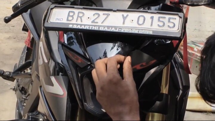 Pulsar bike modified