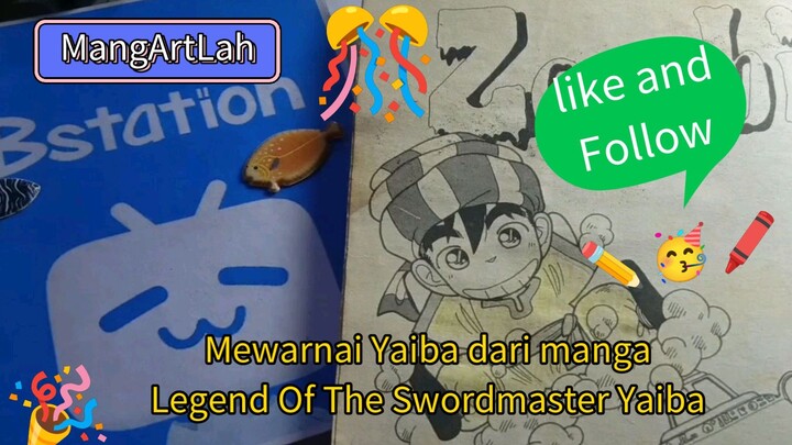 Mewarnai Yaiba Dari manga Legend of the swordmaster Yaiba