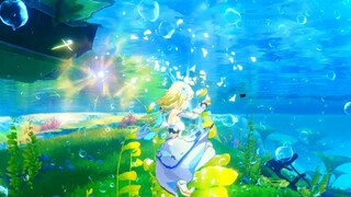 Yingmei's hair looks so smooth and silky after getting wet!