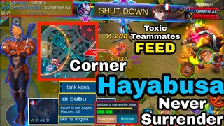 Hayabusa and Toxic Teammate is Surrender and This Happened