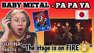 BABY METAL - PA PA YA feat. F. HERO (LIVE) || FILIPINA React