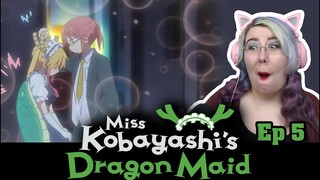 TOHRU TIME - Miss Kobayashi's Dragon Maid S1 E5 REACTION - Zamber Reacts