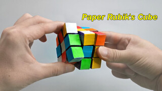 [Buatan Tangan]Ternyata Rubik Juga Bisa Dibuat Dengan Kertas