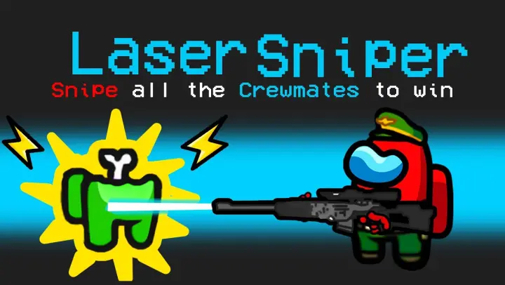 *NEW* LASER SNIPER ROLE in Among Us (dumb)