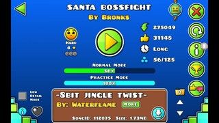 Santa Bossfight 100% ( Geometry Dash World).