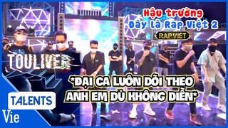 HẬU TRƯỜNG tập luyện tiết mục mở màn của Bộ 6 Rap Việt Mùa 2, Justatee tung auto tune chất lừ