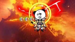 (Tongtian) Nine, Taishang, Yuanshi came to Jinao Island to fight Tongtian and was beaten and ran awa